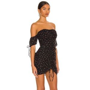 More to Come Dress in Black Floral